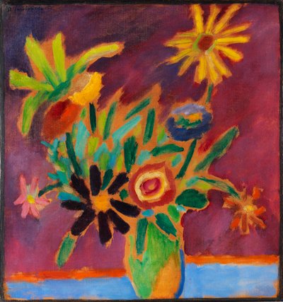 Kolorowe kwiaty, 1915. autorstwa Alexei Javlensky von