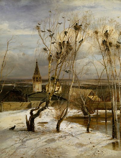 Gawrony powróciły autorstwa Alexei Kondratievich Savrasov
