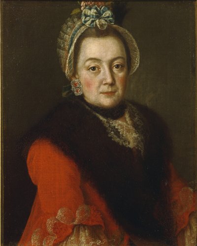 Portret Anny Iwanowny Kołyczewej, 1768 r. autorstwa Alexei Petrovich Antropov