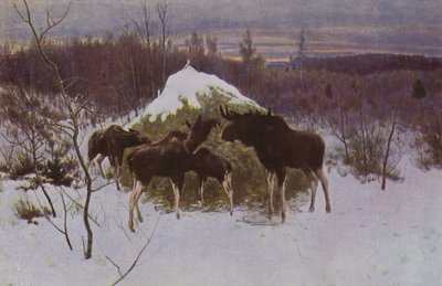 Stado Ełku, 1889 autorstwa Alexei Steipanovitch Stepanov