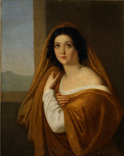 Portret księżnej Jewdokii Awdotyi Iwanowny Golicyny, z domu Izmajłowa 1794-1890, lata 1810 autorstwa Alexei Yegorovich Yegorov
