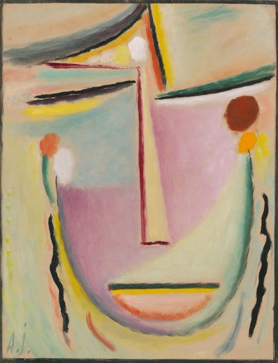 Abstrakcyjna głowa autorstwa Alexej von Jawlensky