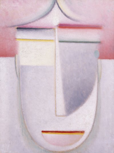 Streszczenie Kierownik: Kompozycja nr 2 "Zima"; Abstrakt Głowa: Kompozycja nr 2 "Zima", ok. 1924 autorstwa Alexej von Jawlensky