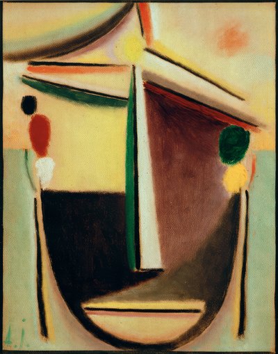 Abstrakcyjna głowa autorstwa Alexej von Jawlensky