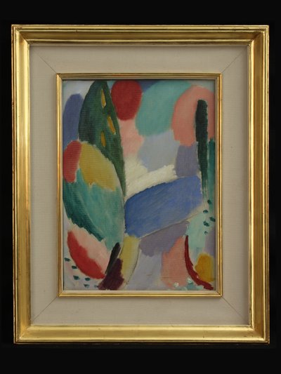 Ulica Niebieska, 1916 autorstwa Alexej von Jawlensky