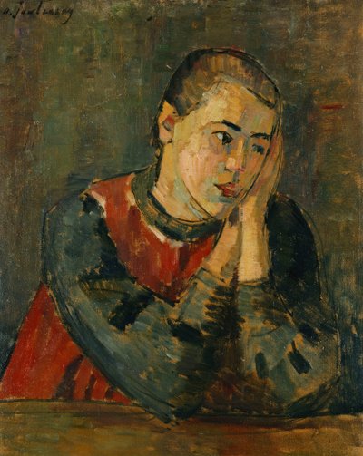 Dziecko z przyciętą głową; Dziecko z przyciętą głową, 1906 autorstwa Alexej von Jawlensky