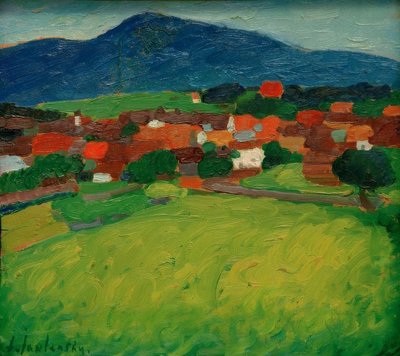 Wioska Murnau autorstwa Alexej von Jawlensky
