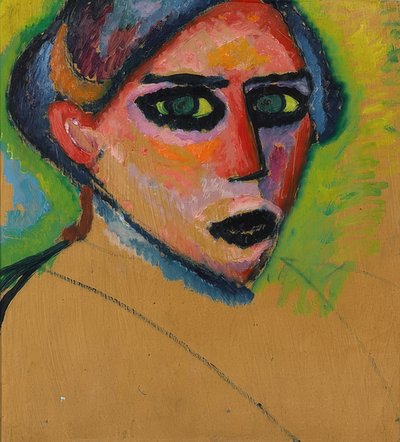 Twarz kobiety. 1911 autorstwa Alexej von Jawlensky