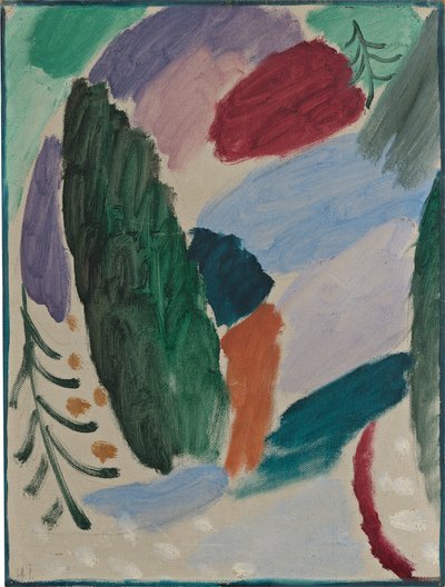 Mroźny dzień, 1915 autorstwa Alexej von Jawlensky