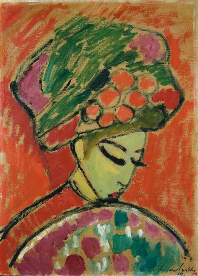 Dziewczyna w turbanie autorstwa Alexej von Jawlensky