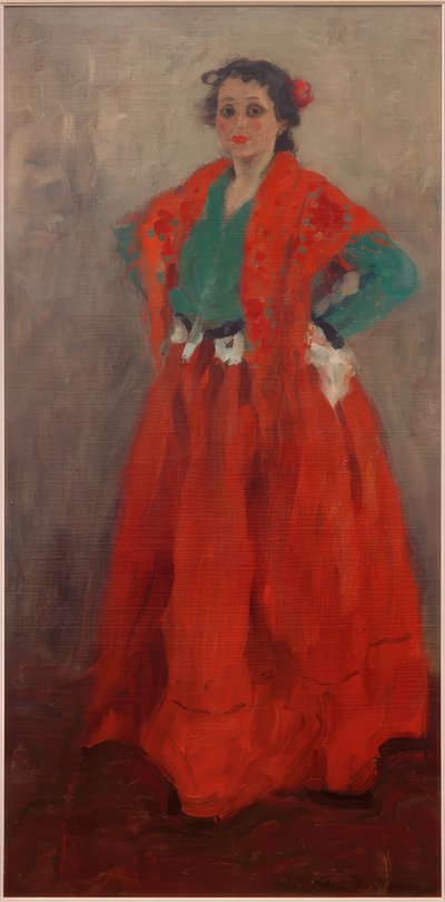 Helene w hiszpańskim stroju autorstwa Alexej von Jawlensky