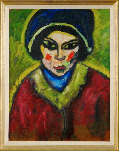 Matka Nikity - Matka Nikity (tektura) autorstwa Alexej von Jawlensky