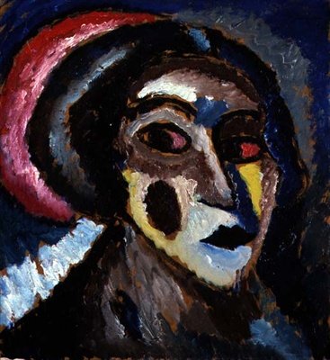 Portret Klamm autorstwa Alexej von Jawlensky