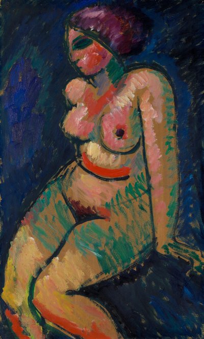 Siedzący akt kobiecy autorstwa Alexej von Jawlensky