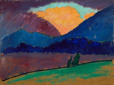 Letni wieczór w Murnau autorstwa Alexej von Jawlensky