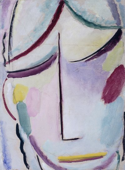 Twarz Zbawiciela; Heilandsgesicht, ok. 1921 autorstwa Alexej von Jawlensky