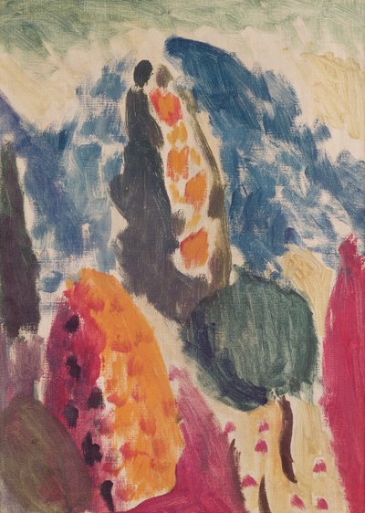 Wariacja IV, 1916 autorstwa Alexej von Jawlensky