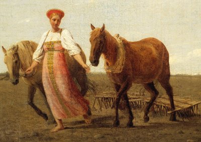 Rosyjski: "Na zaoranym polu. Wiosna" Na zaoranym polu. Wiosna autorstwa Alexey Venetsianov