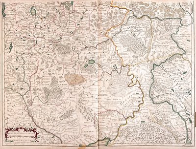 Moskwa, Rosja - Ukraina - Litwa - przez A autorstwa Alexis-Hubert Jaillot