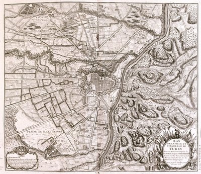 Torino, Włochy - przez A autorstwa Alexis-Hubert Jaillot