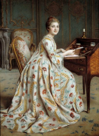 Portret markizy Dubois Mouchet Obraz Alexis Axilette (1860-1931) XIX w. Angers, Muzeum Sztuk Pięknych autorstwa Alexis Axilette