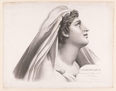 Andromacha Andromaque (tytuł na obiekcie) autorstwa Alexis François Girard