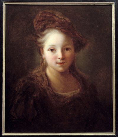 Portret młodej dziewczyny. Obraz Alexisa Grimou (1680-1740), około 1720 r. Amiens, Musee De Picardie - Portret młodej dziewczyny. Obraz Jeana Alexisa Grimou (1680-1740), ok. 1720. Muzeum Pikardii, Amiens, Francja autorstwa Alexis Grimoux