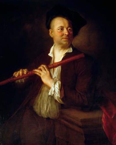 Portret flecistki autorstwa Alexis Grimoux