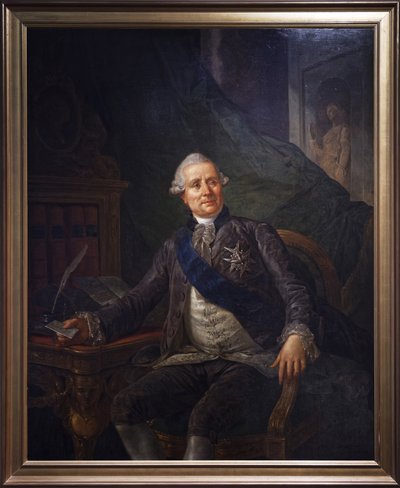 Charles Gravier z Vergennes autorstwa Alexis Joseph Mazerolle