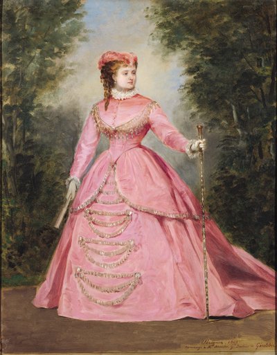 Hortense Schneider (1838-1920) 1868 autorstwa Alexis Joseph Perignon