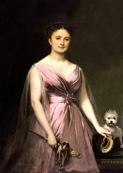 Portret Hortense Schneider autorstwa Alexis Nicolas Perignon