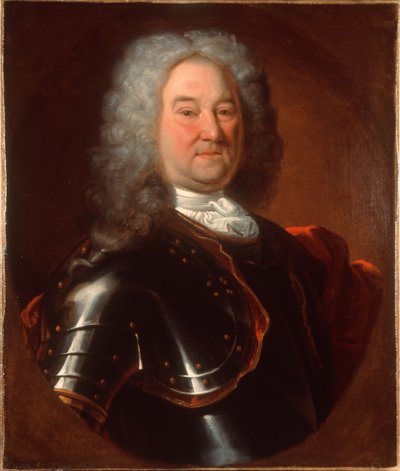Kapitan Robert Parker, Królewski Pułk Irlandii, ok. 1720 (olej na płótnie) autorstwa Alexis Simon Belle