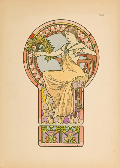 Dokumenty dekoracyjne, 1902. autorstwa Alfons Marie Mucha