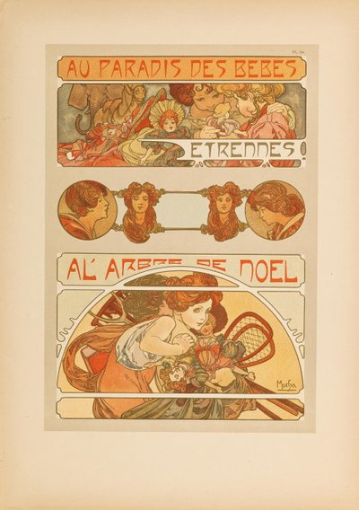 Dokumenty dekoracyjne, 1902. autorstwa Alfons Marie Mucha