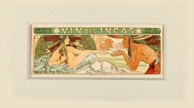 Wino Inków, 1897. autorstwa Alfons Marie Mucha