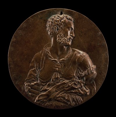 Autoportret, koniec XVI wieku. autorstwa Alfonso Ruspagiari