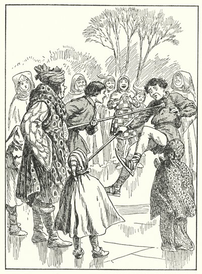 Wesoła Anglia: Praktykanci przechylający lód (litografia) autorstwa Alfred (after) Pearse