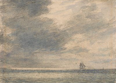 Wieczór na morzu autorstwa Alfred Abram Constable
