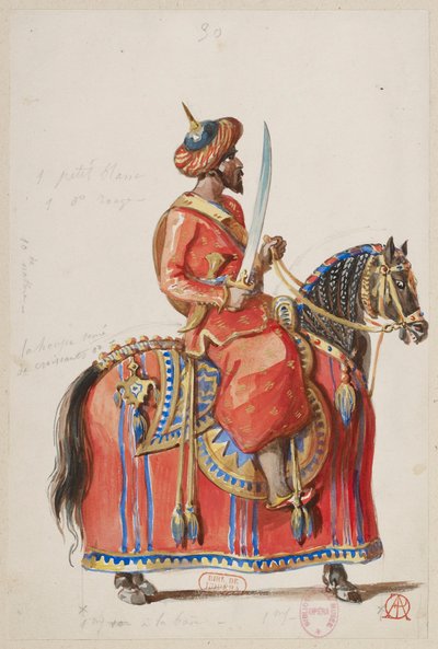 Halévy - La magicienne - modele kostiumów autorstwa Alfreda Alberta - 30 (Jeu d