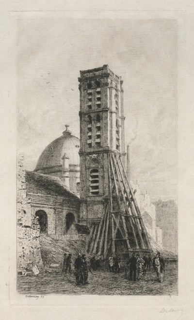Kościół św. Rocha autorstwa Alfred Alexandre Delauney