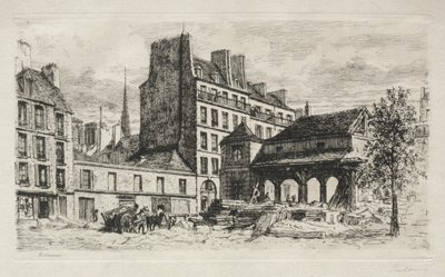 Rynek cieląt w rozbiórce autorstwa Alfred Alexandre Delauney