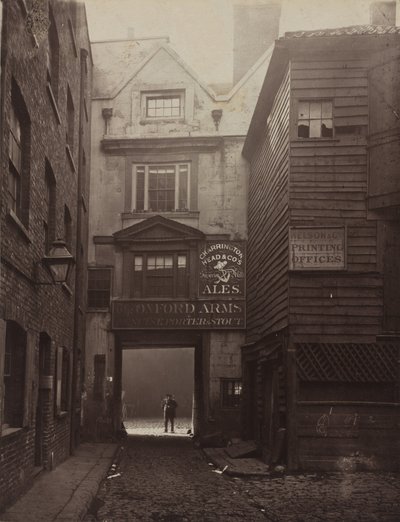 Oxford Arms, Warwick Lane, 1875 r autorstwa Alfred Bool