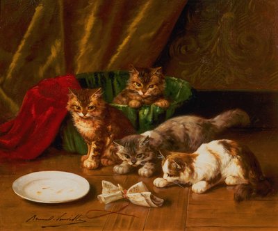 Papierowa Myszka (olej na płótnie) autorstwa Alfred Brunel de Neuville