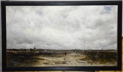 Pola Marsowe, po wystawie w 1878 roku, ok. 1882 (olej na płótnie) autorstwa Alfred Casile
