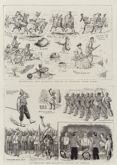Obchody jubileuszu Jej Królewskiej Mości autorstwa Alfred Chantrey Corbould