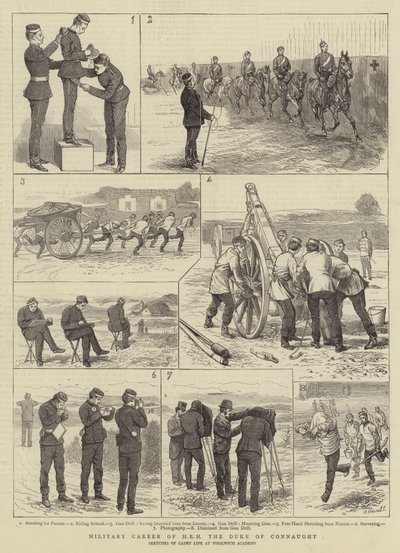 Kariera wojskowa JKW księcia Connaught autorstwa Alfred Chantrey Corbould