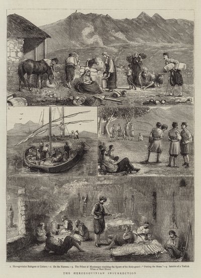 Powstanie Hercegowińskie autorstwa Alfred Chantrey Corbould