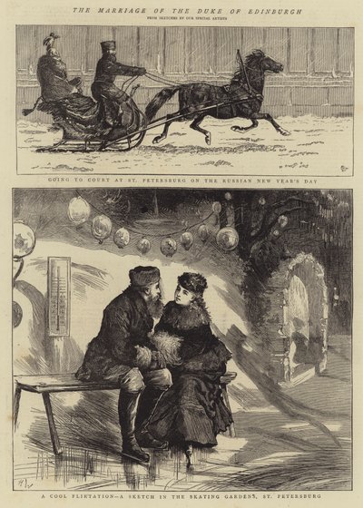 Małżeństwo księcia Edynburga autorstwa Alfred Chantrey Corbould