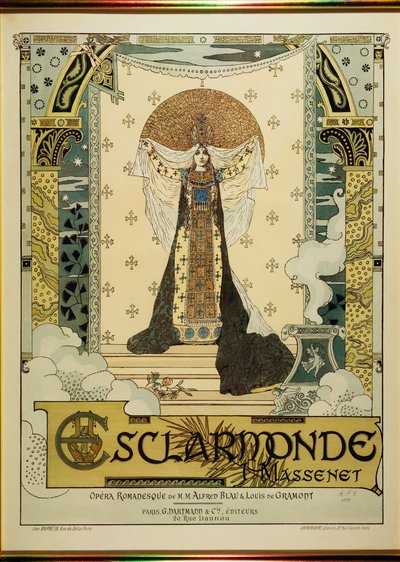Esclarmonde, opera Julesa Masseneta (12 maja 1842 - 13 sierpnia 1912) autorstwa Alfred Choubrac