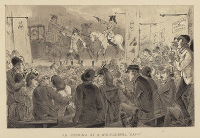 Wieczór w Whitechapel Gaff autorstwa Alfred Concanen